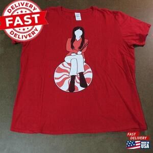 The White Stripes T-Shirt Rock Music Tee Punk And Roll Band Classic